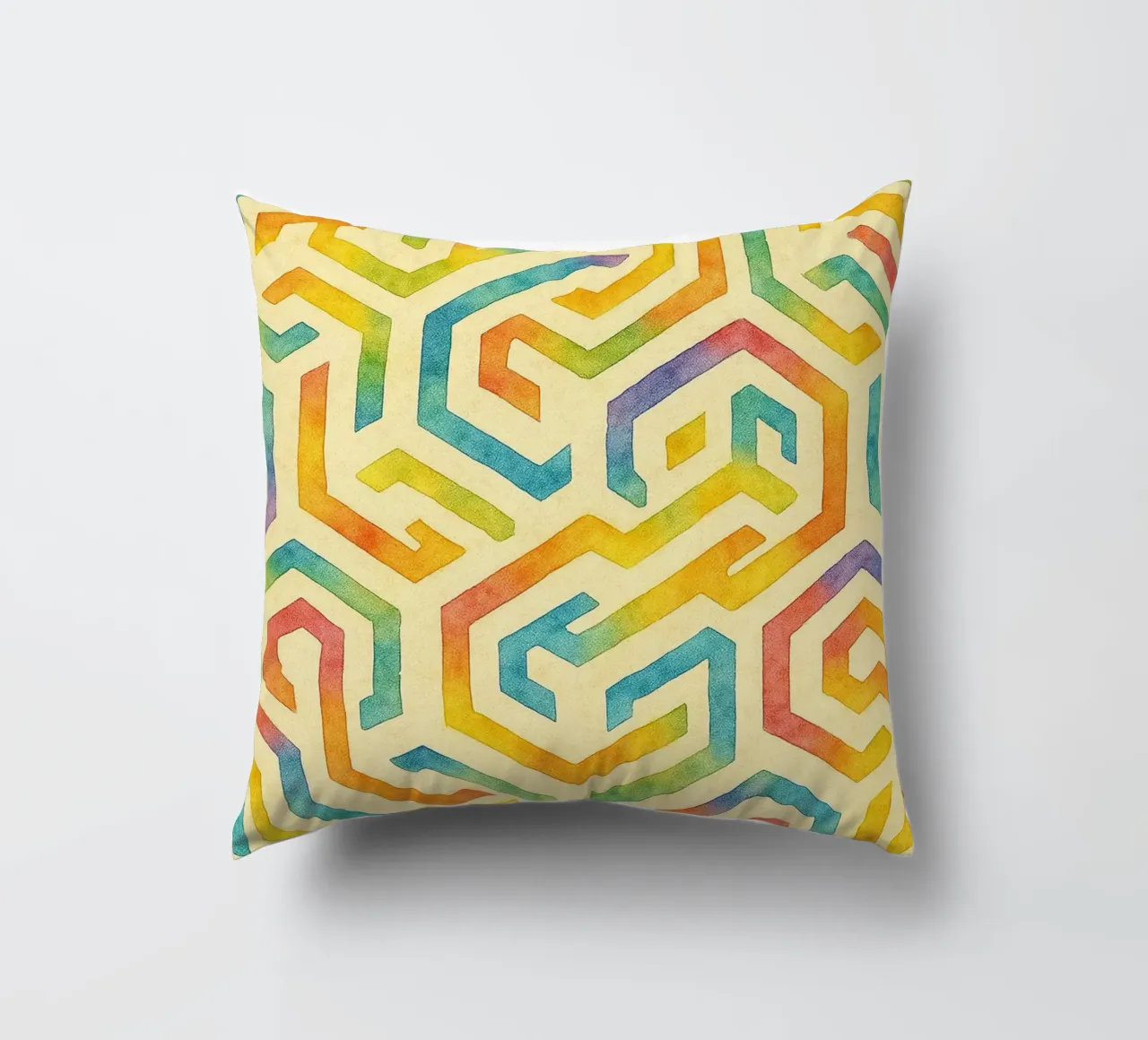 linee geometriche astratte cuscino da arkhanz