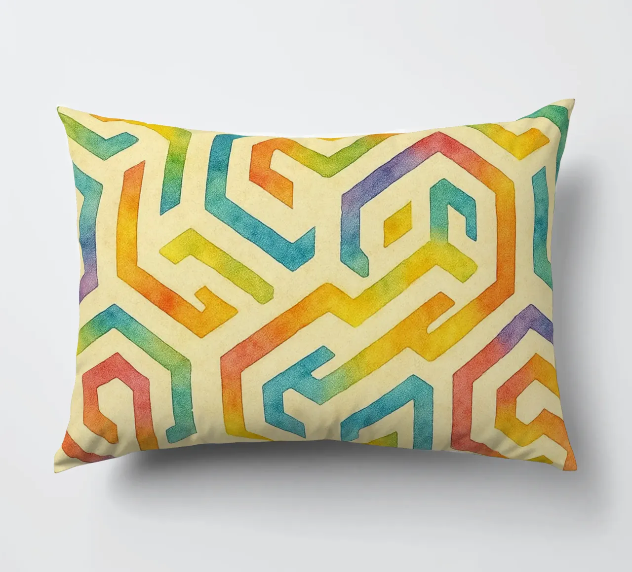 linee geometriche astratte cuscino da arkhanz