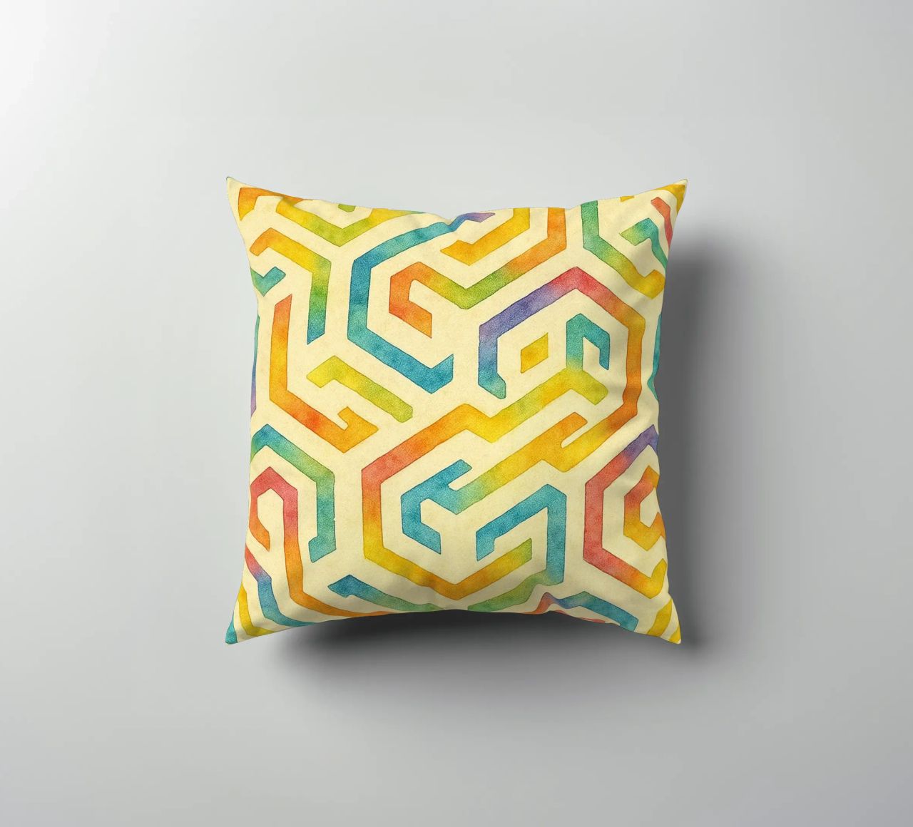 linee geometriche astratte cuscino da arkhanz