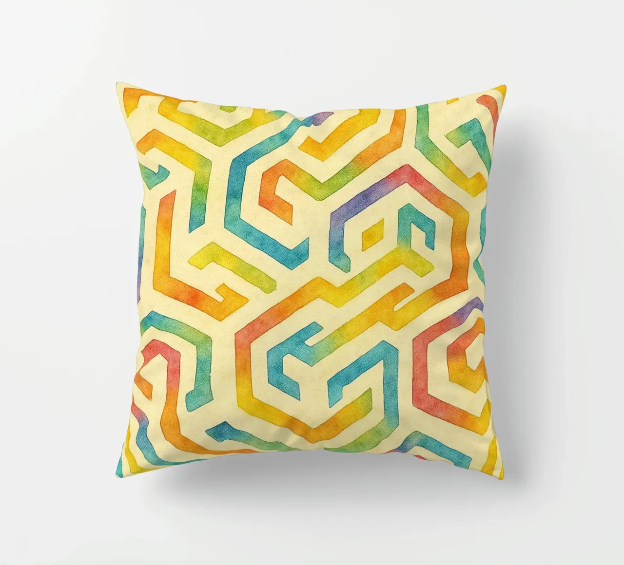 linee geometriche astratte cuscino da arkhanz