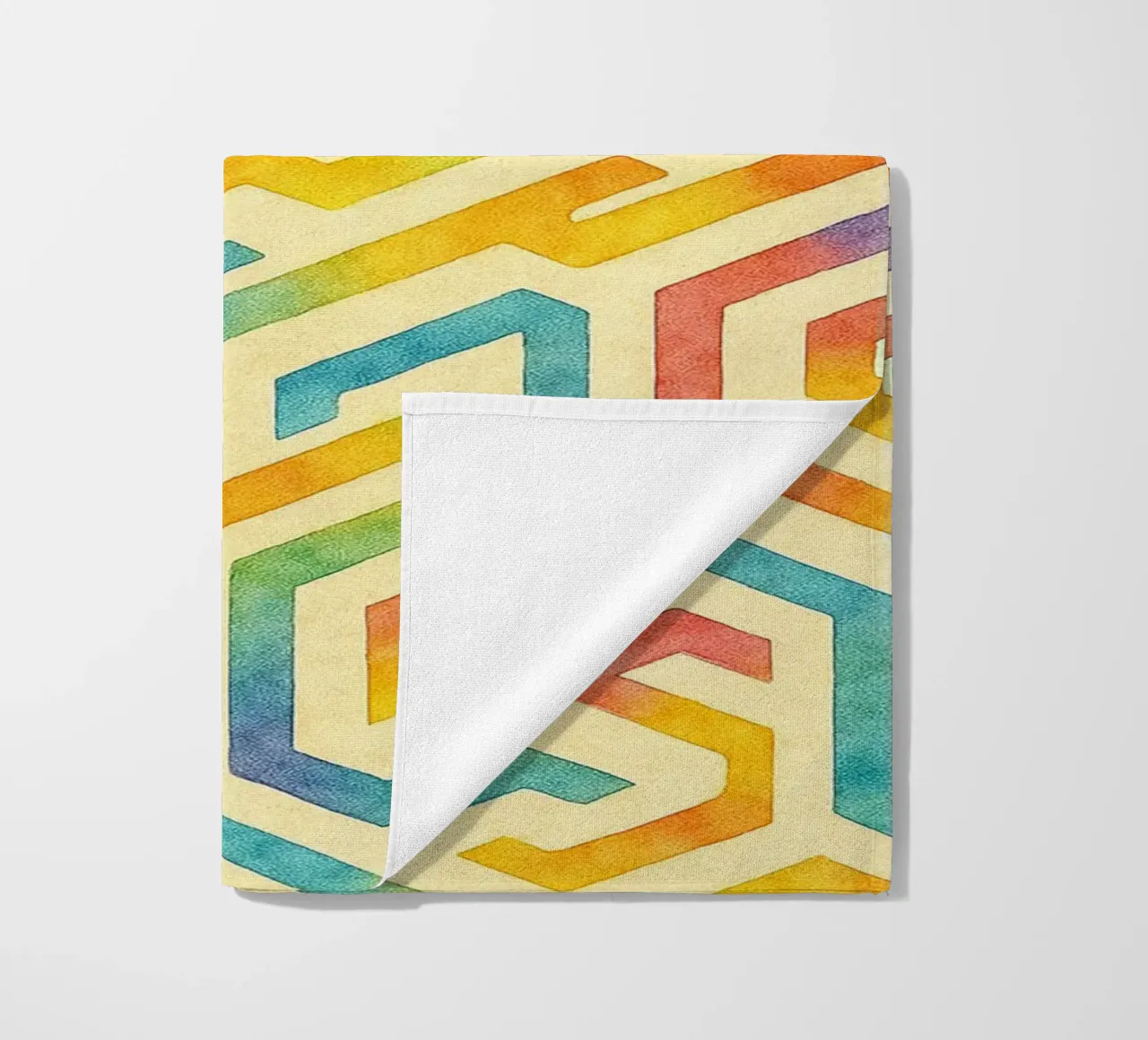 linee geometriche astratte telo mare da arkhanz