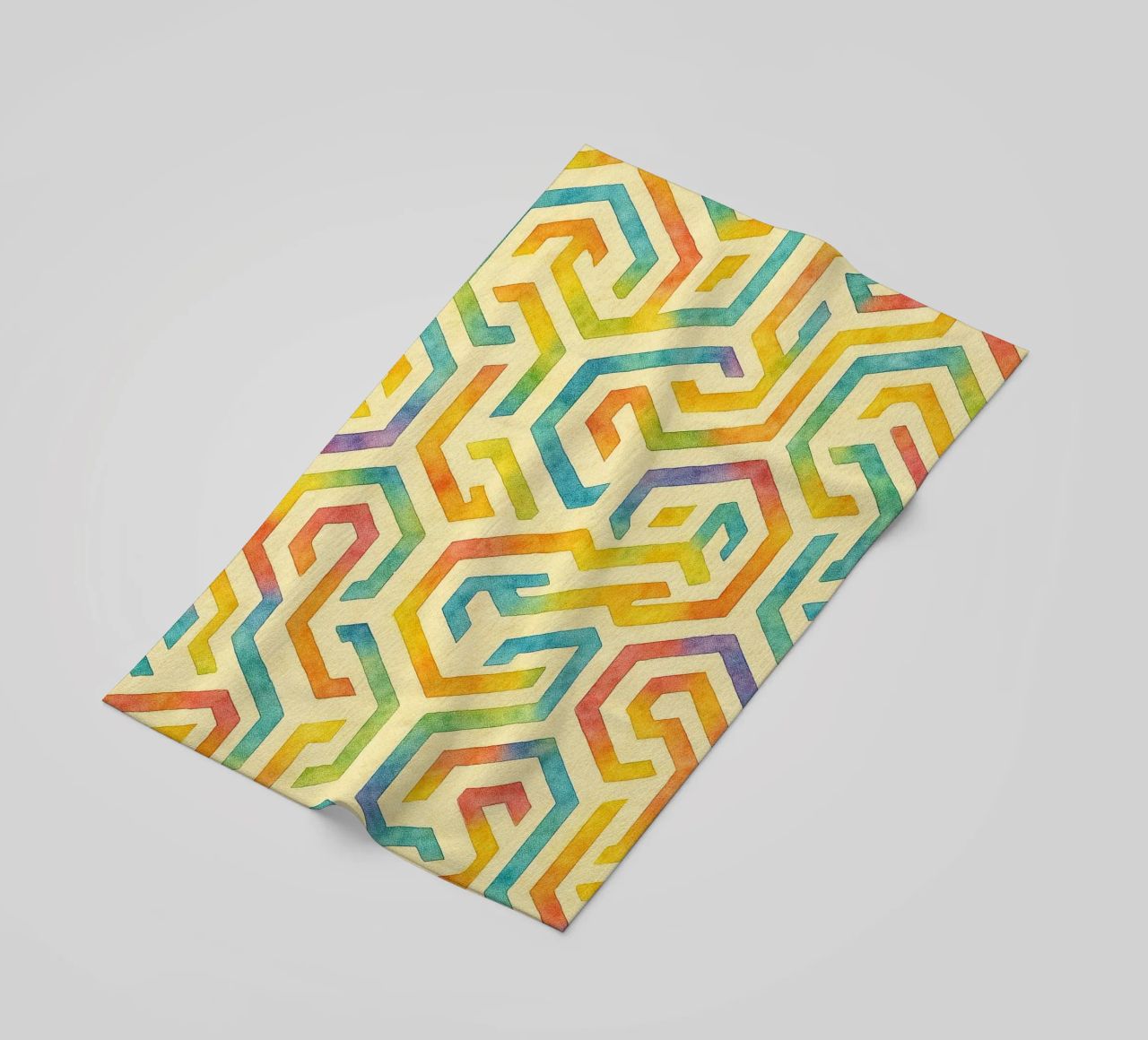 linee geometriche astratte telo mare da arkhanz