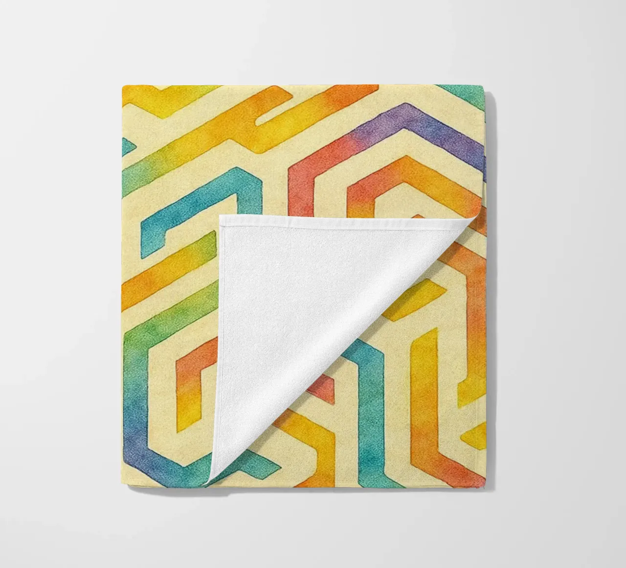 linee geometriche astratte telo mare da arkhanz