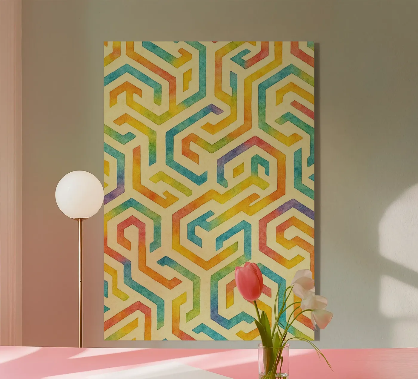 abstract line geometrics plexiglass da arkhanz