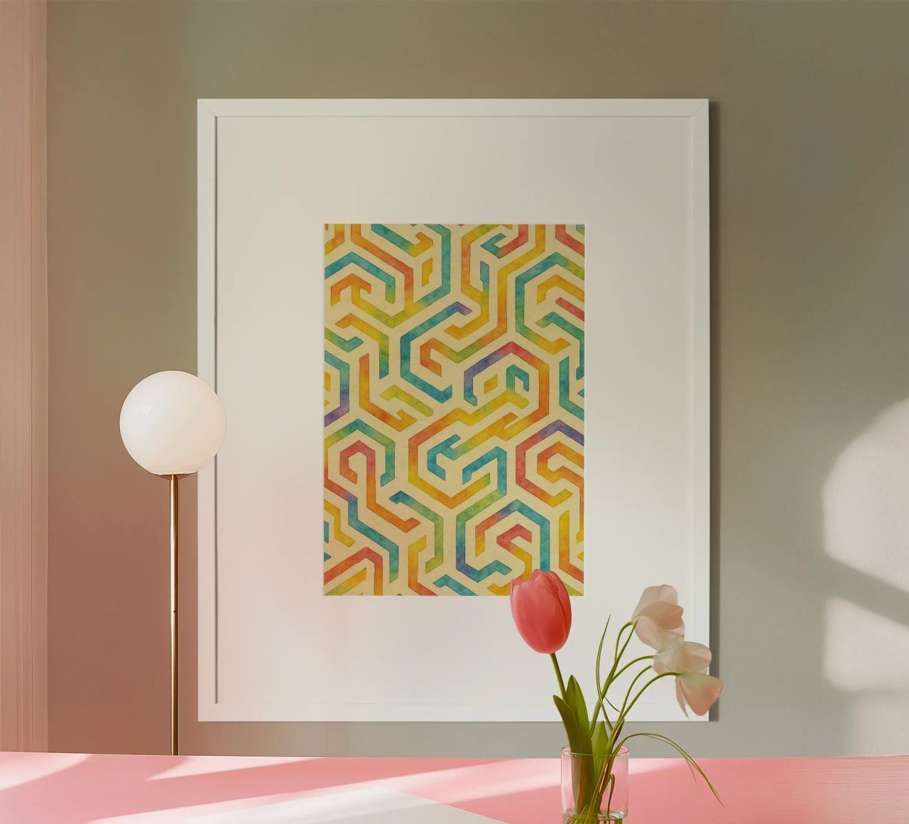linee geometriche astratte carta hahnemühle da arkhanz