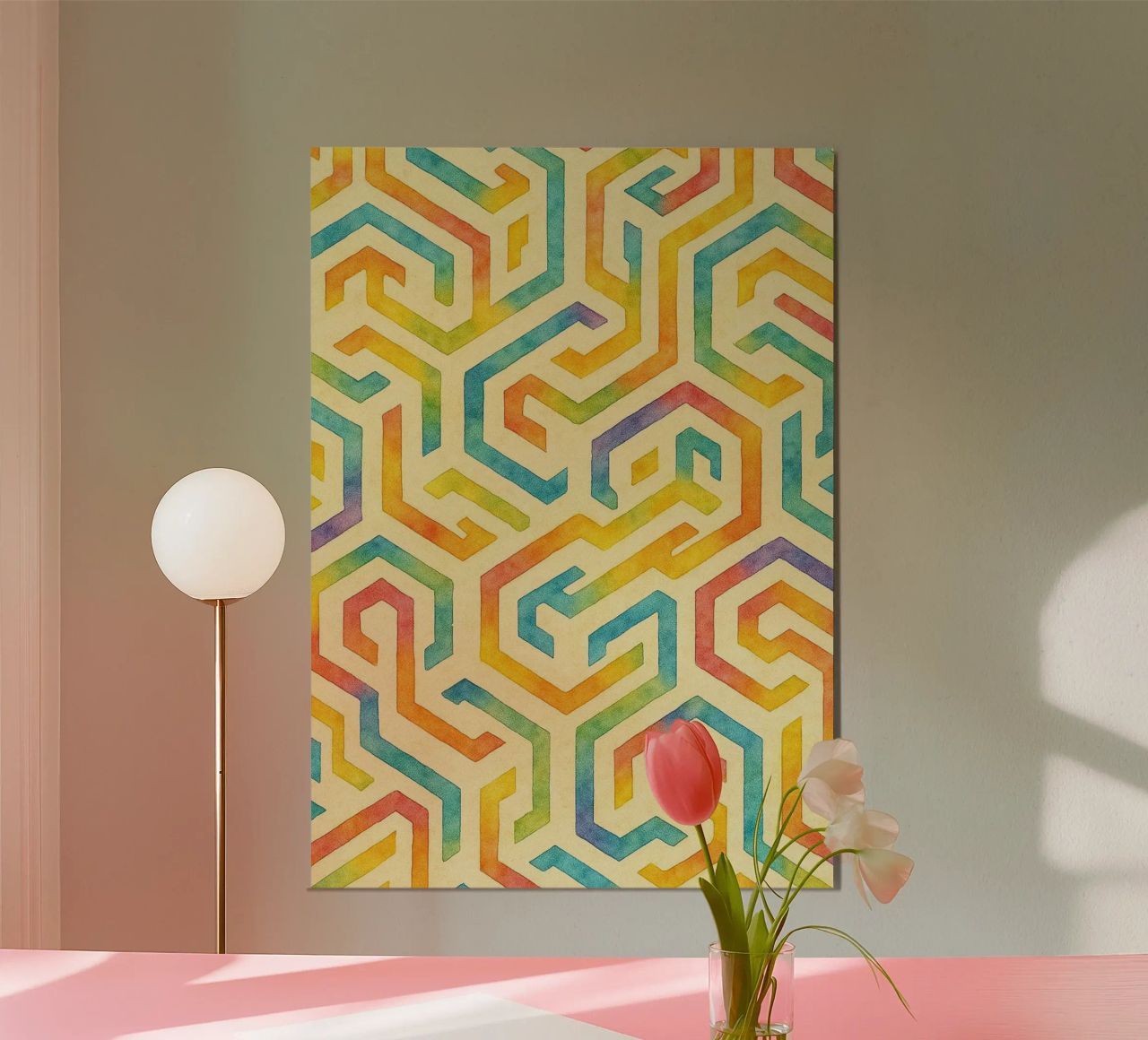 linee geometriche astratte carta hahnemühle da arkhanz