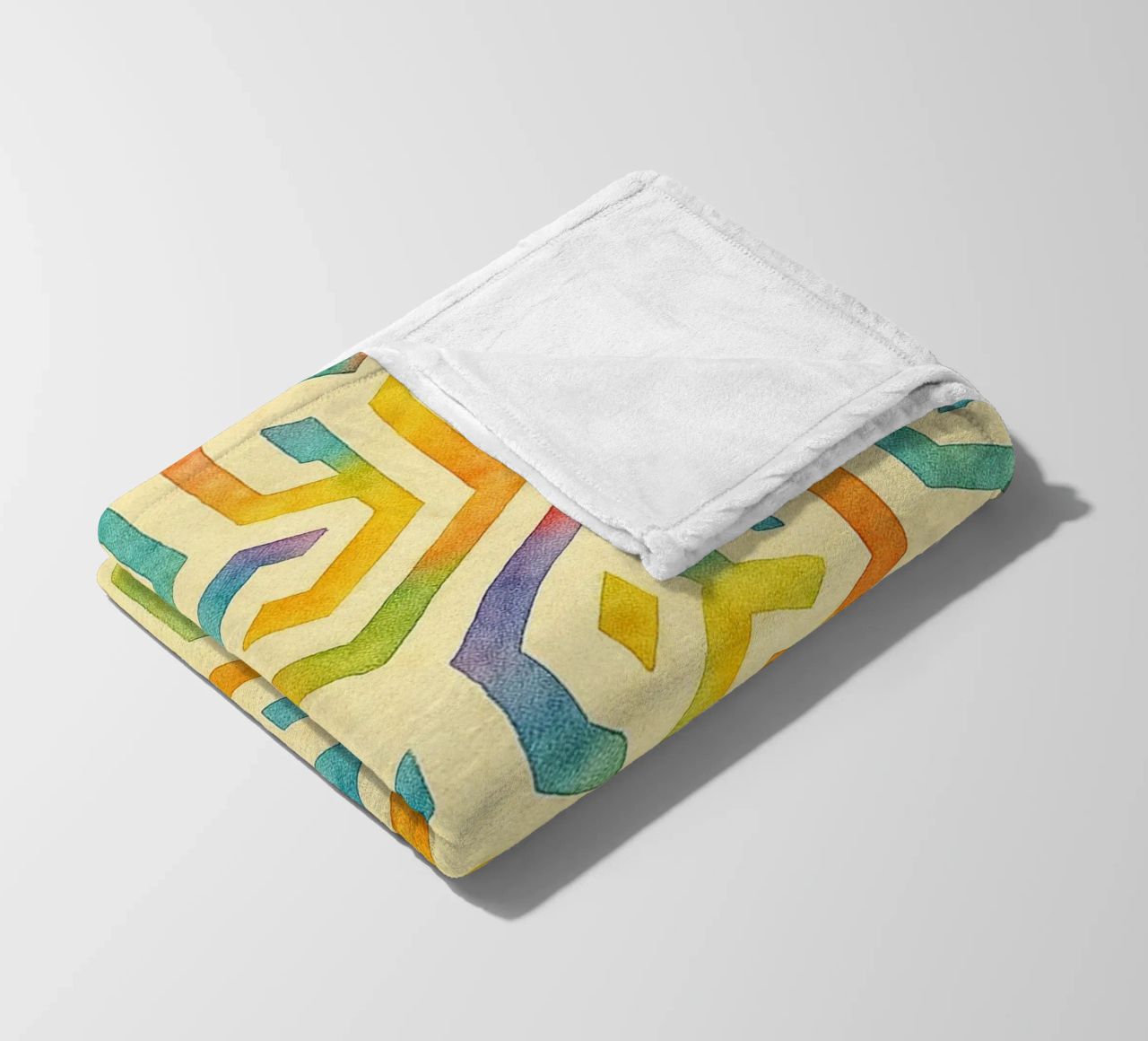 abstract line geometrics fleece blanket by arkhanz