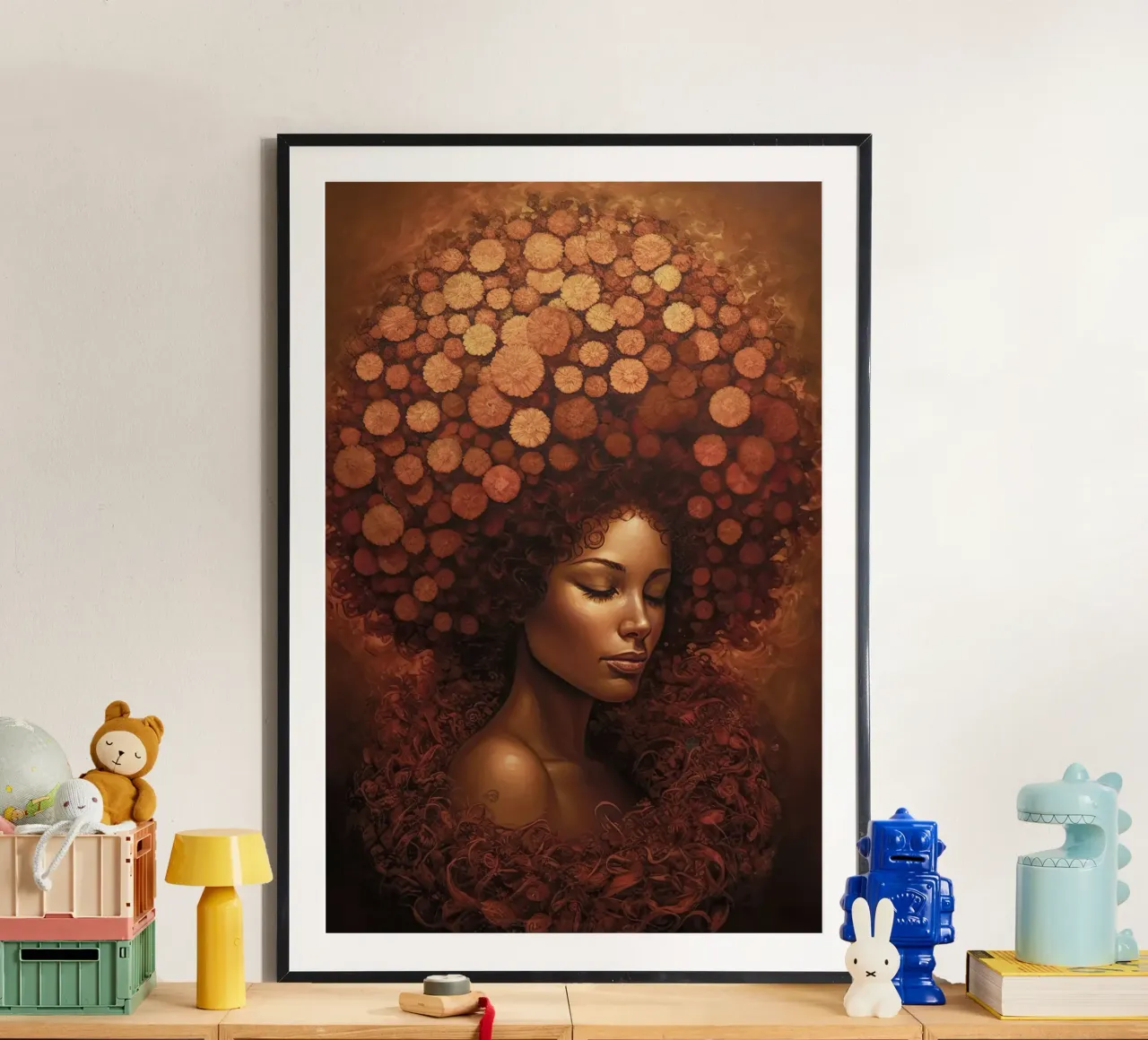Arte da parete di Imagine poster con telaio in legno da Imagine