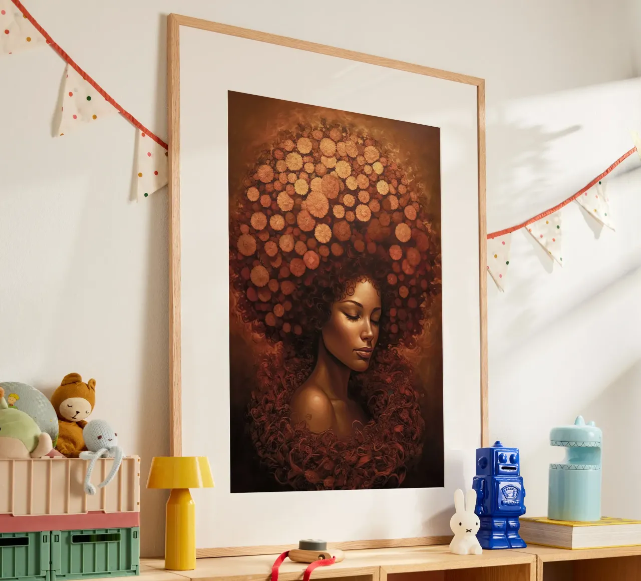 Arte da parete di Imagine poster con telaio in legno da Imagine