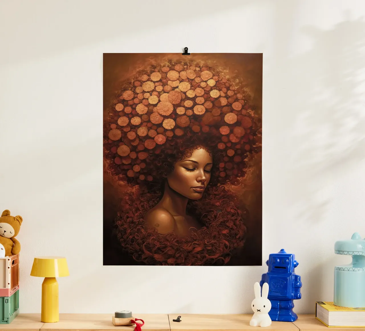 Arte da parete di Imagine poster con telaio in legno da Imagine