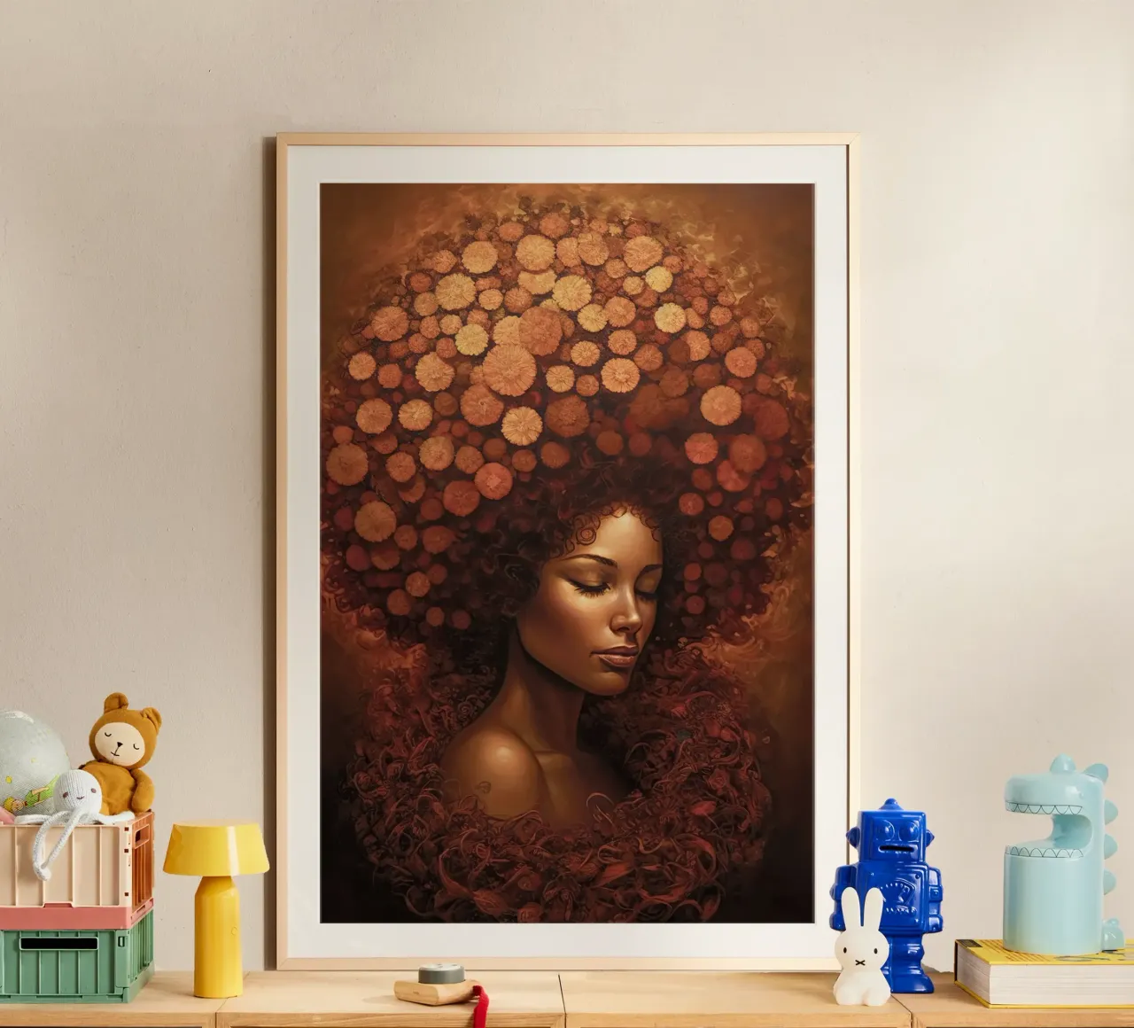 Arte da parete di Imagine poster con telaio in legno da Imagine