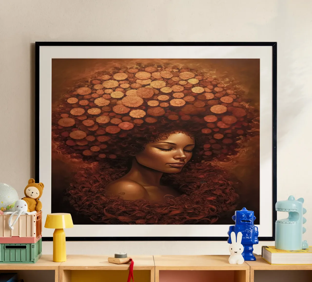 Arte da parete di Imagine poster con telaio in legno da Imagine
