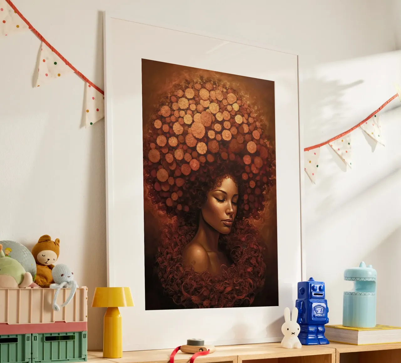 Arte da parete di Imagine poster con telaio in legno da Imagine