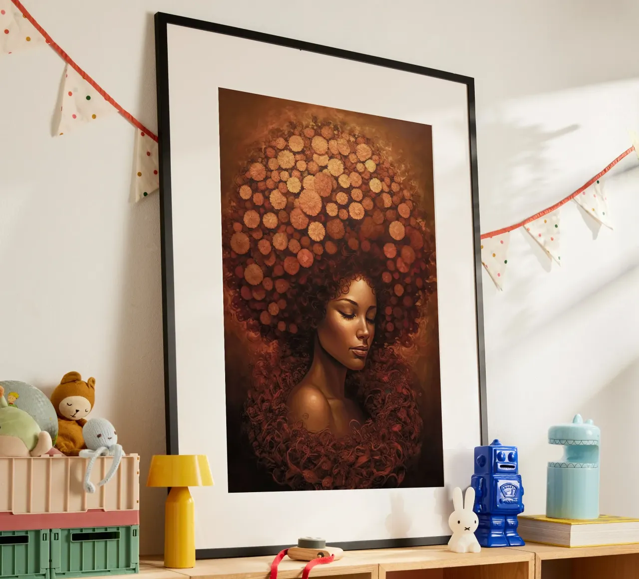 Arte da parete di Imagine poster con telaio in legno da Imagine