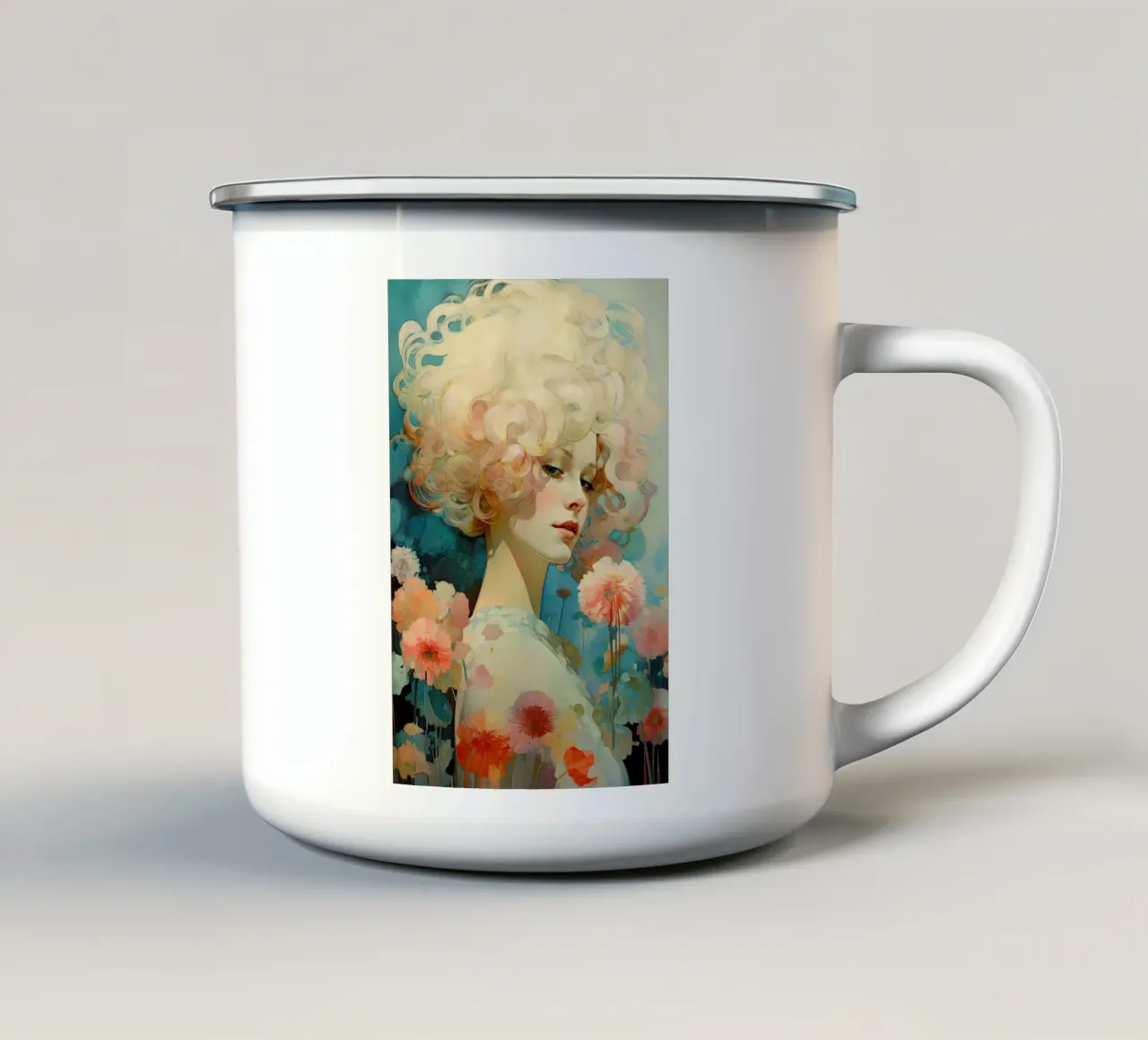 Arte da parete di Imagine tazza in smalto da Imagine