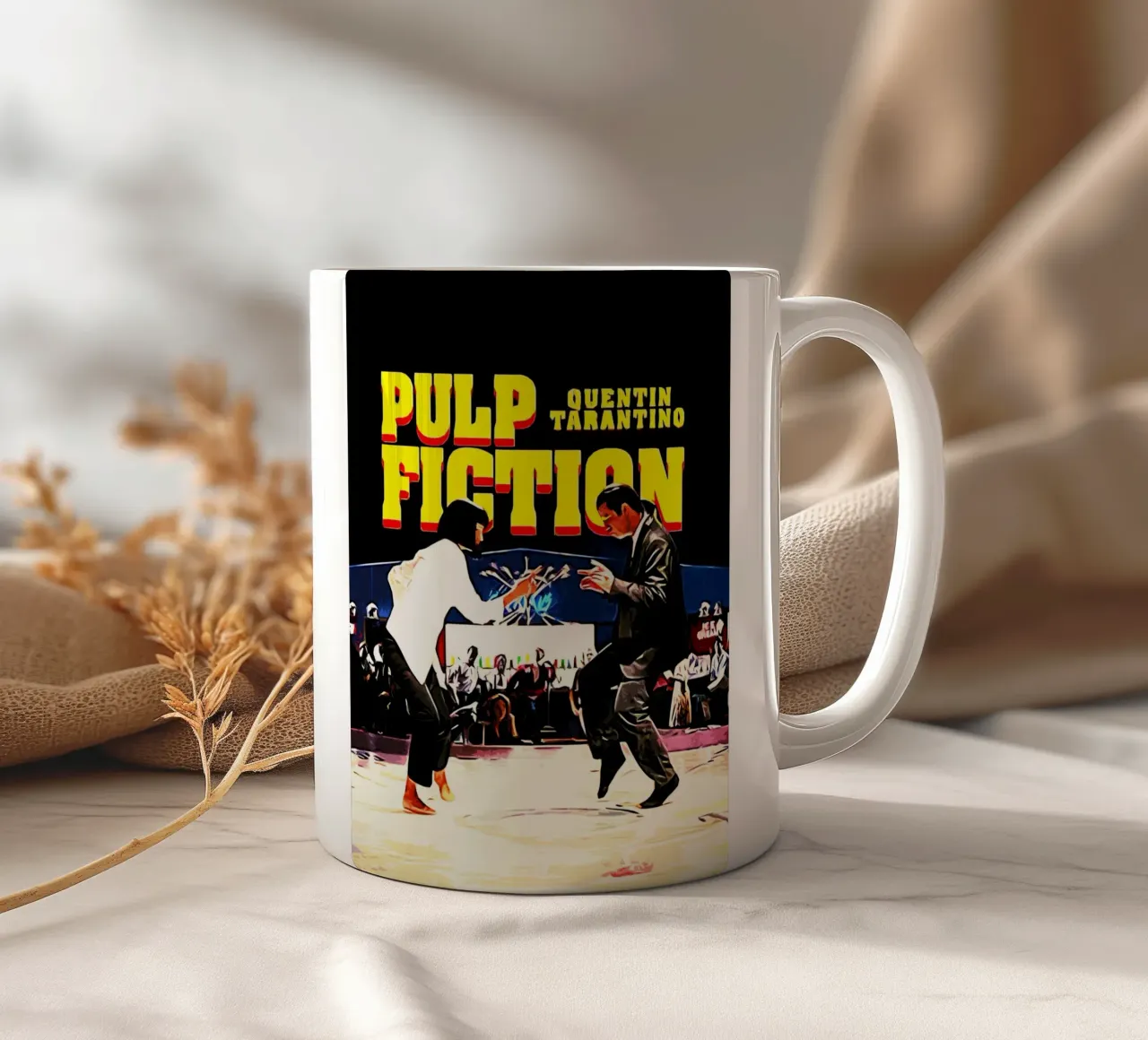 Pulp Fiction movie Art ceramic mug by ontoseno