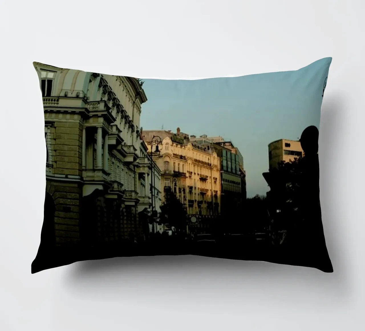Beautiful Sundown In The City cuscino da Sebastian Hilgetag