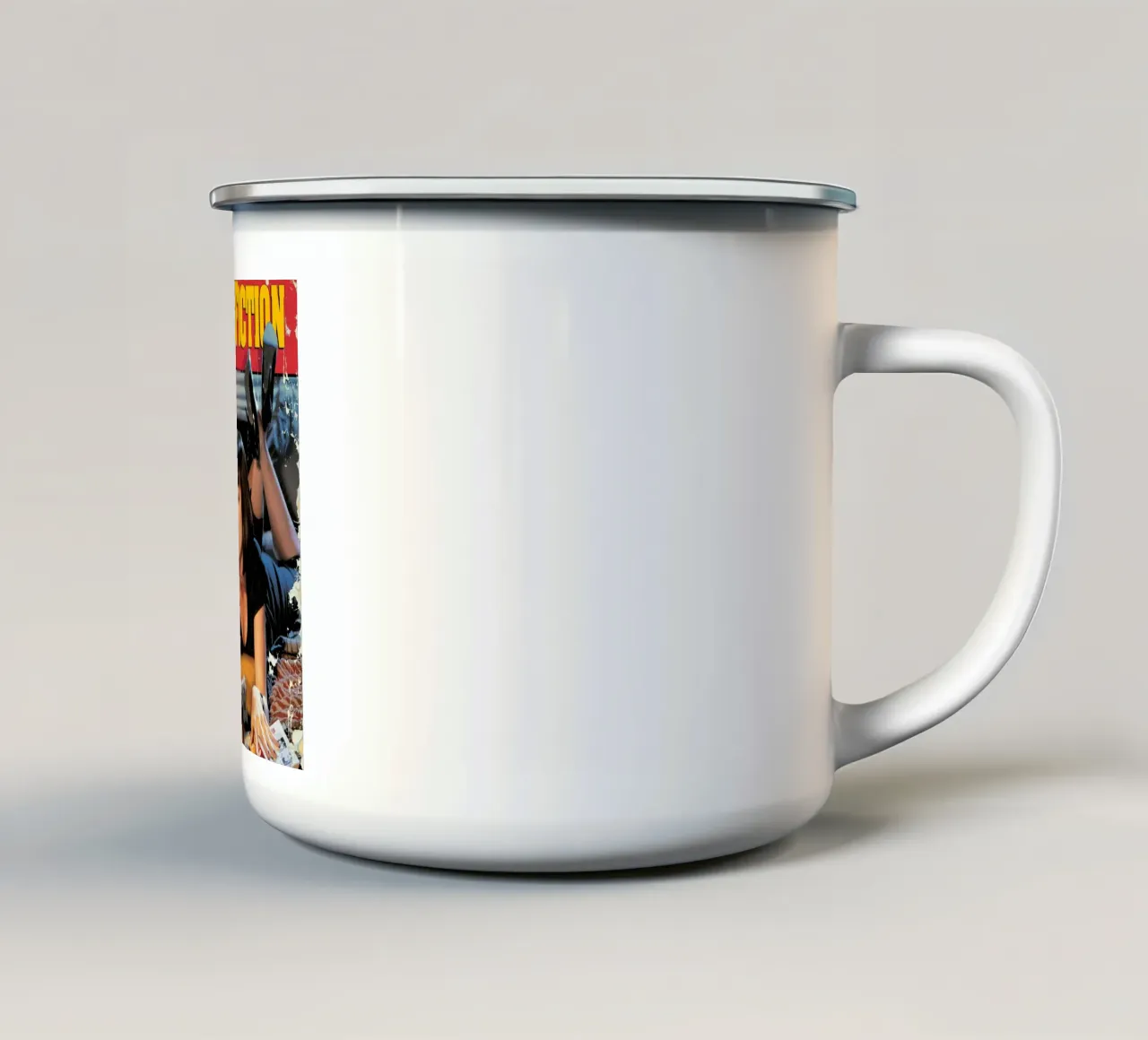 Pulp Fiction 2 Arte tazza in smalto da ontoseno