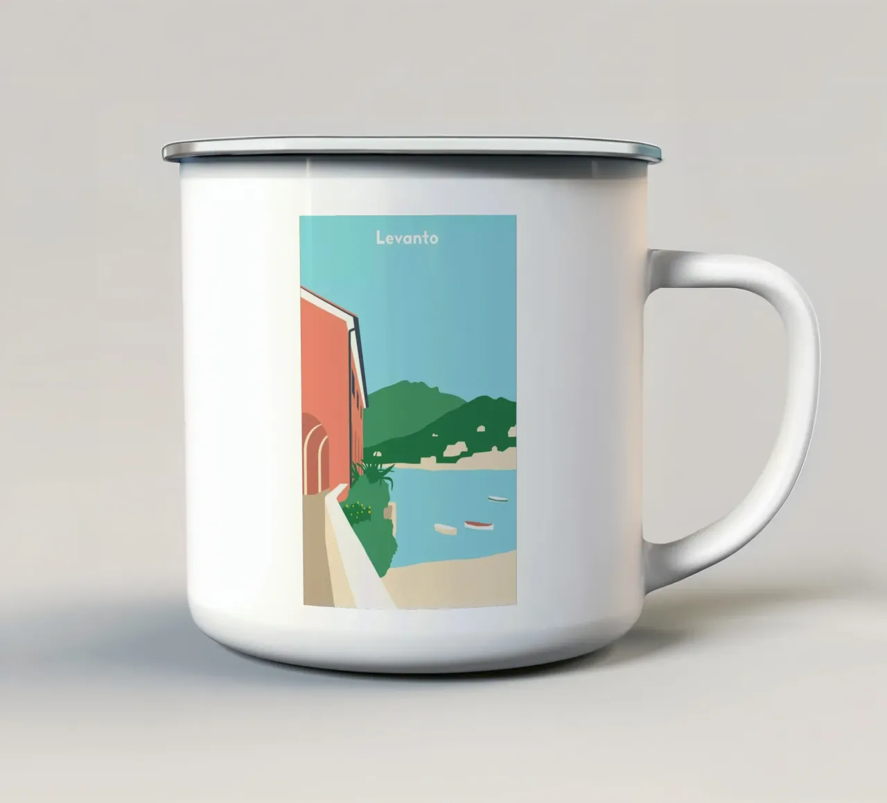 Levanto tazza in smalto da Florent Bodart