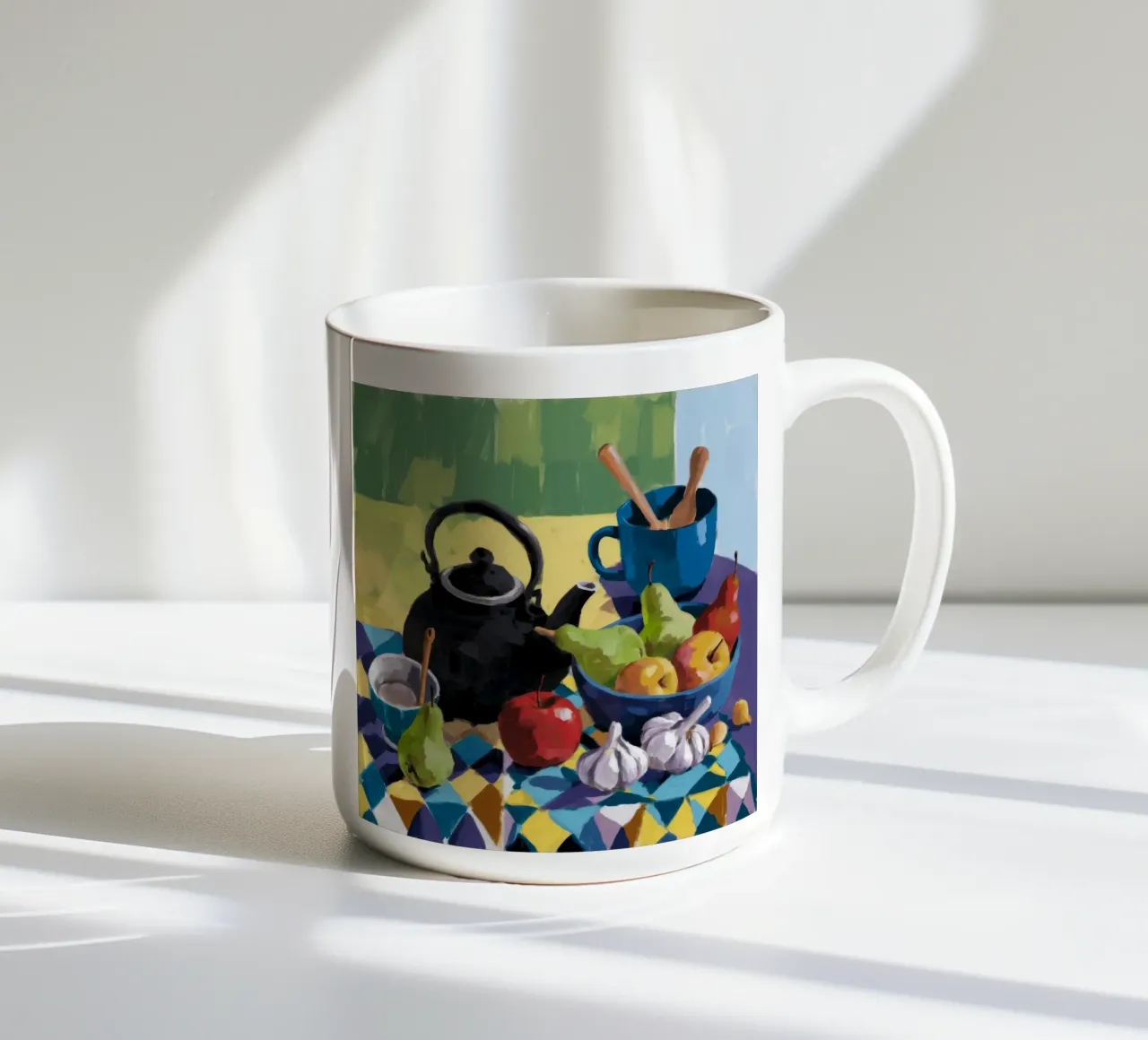 Riposo blu notte tazza in ceramica da Fable Tempa