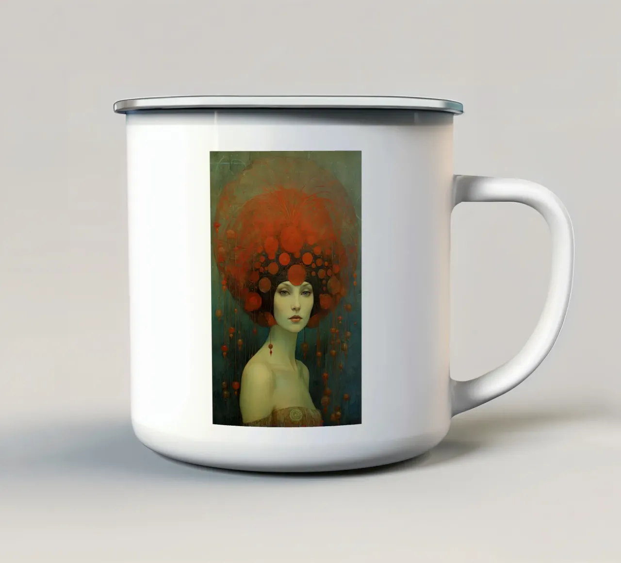 Arte da parete di Imagine tazza in smalto da Imagine