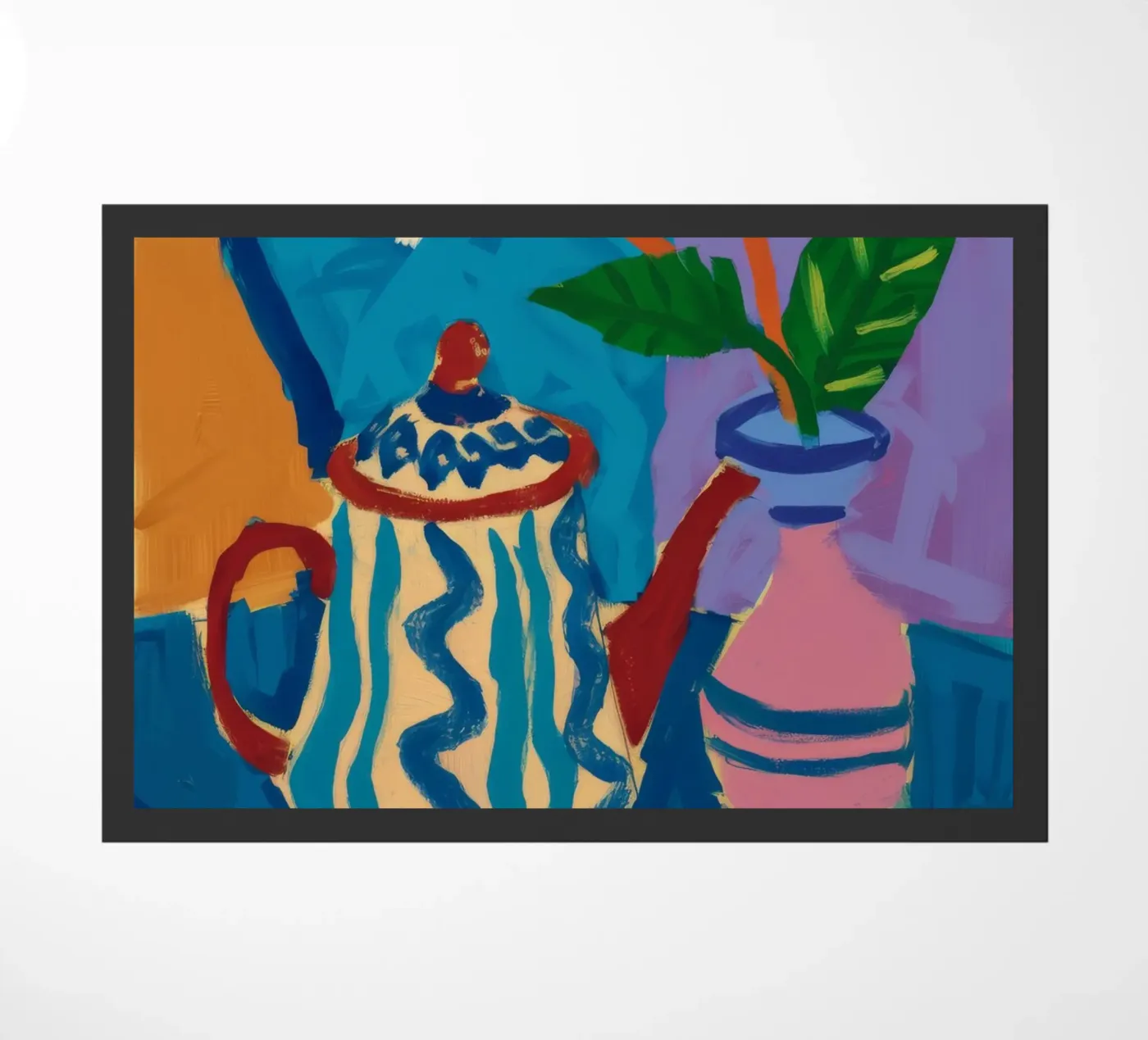 Theepot met patroon Melody deurmat van Fable Tempa