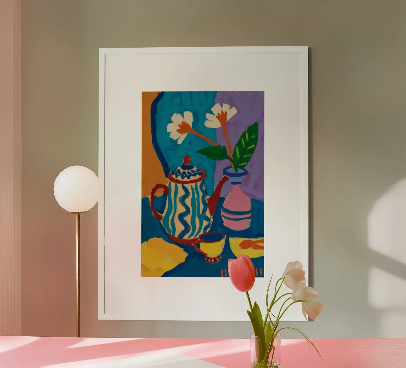 Patterned Teapot Melody poster by Fable Tempa