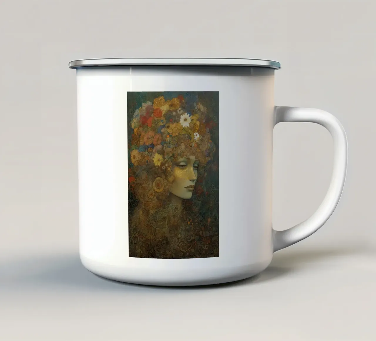 Arte da parete di Imagine tazza in smalto da Imagine
