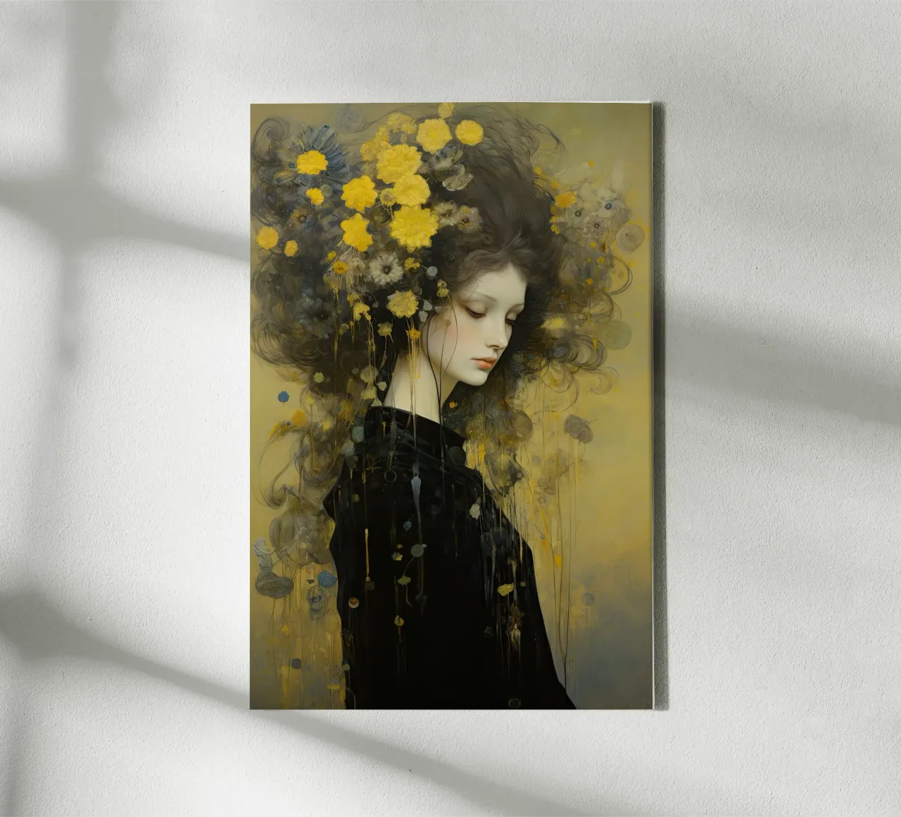 Muurkunst van Imagine canvas met Baklijst van Imagine