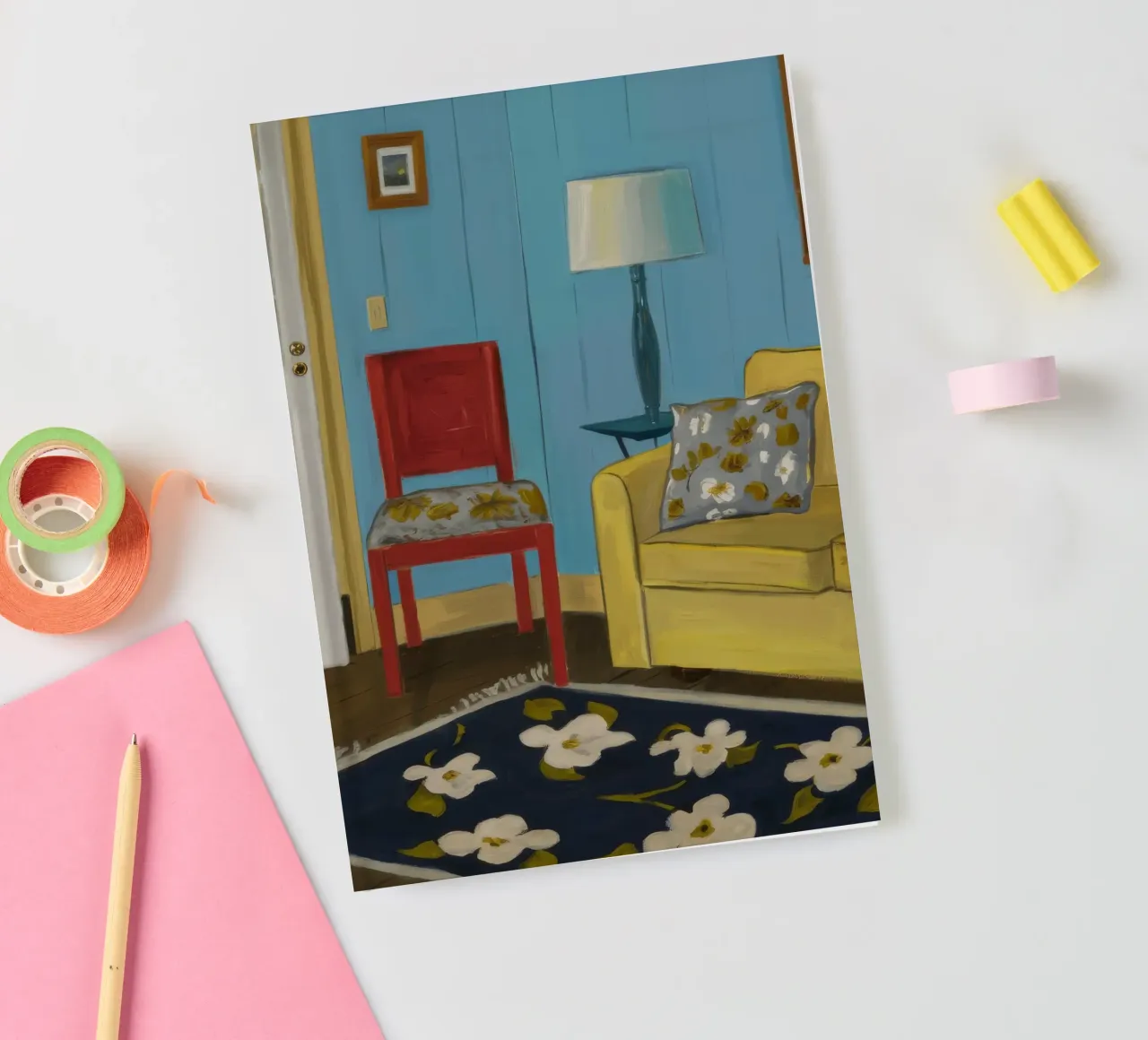 Yellow Sofa Blues notebook by Pan Denim