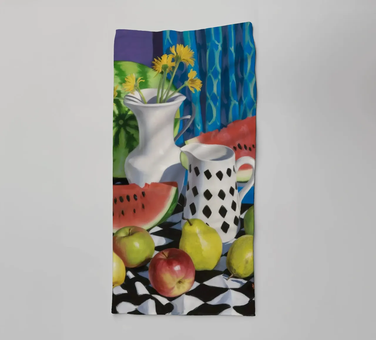 Abbondanza di fiori d'anguria asciugamano da bagno da Fable Tempa