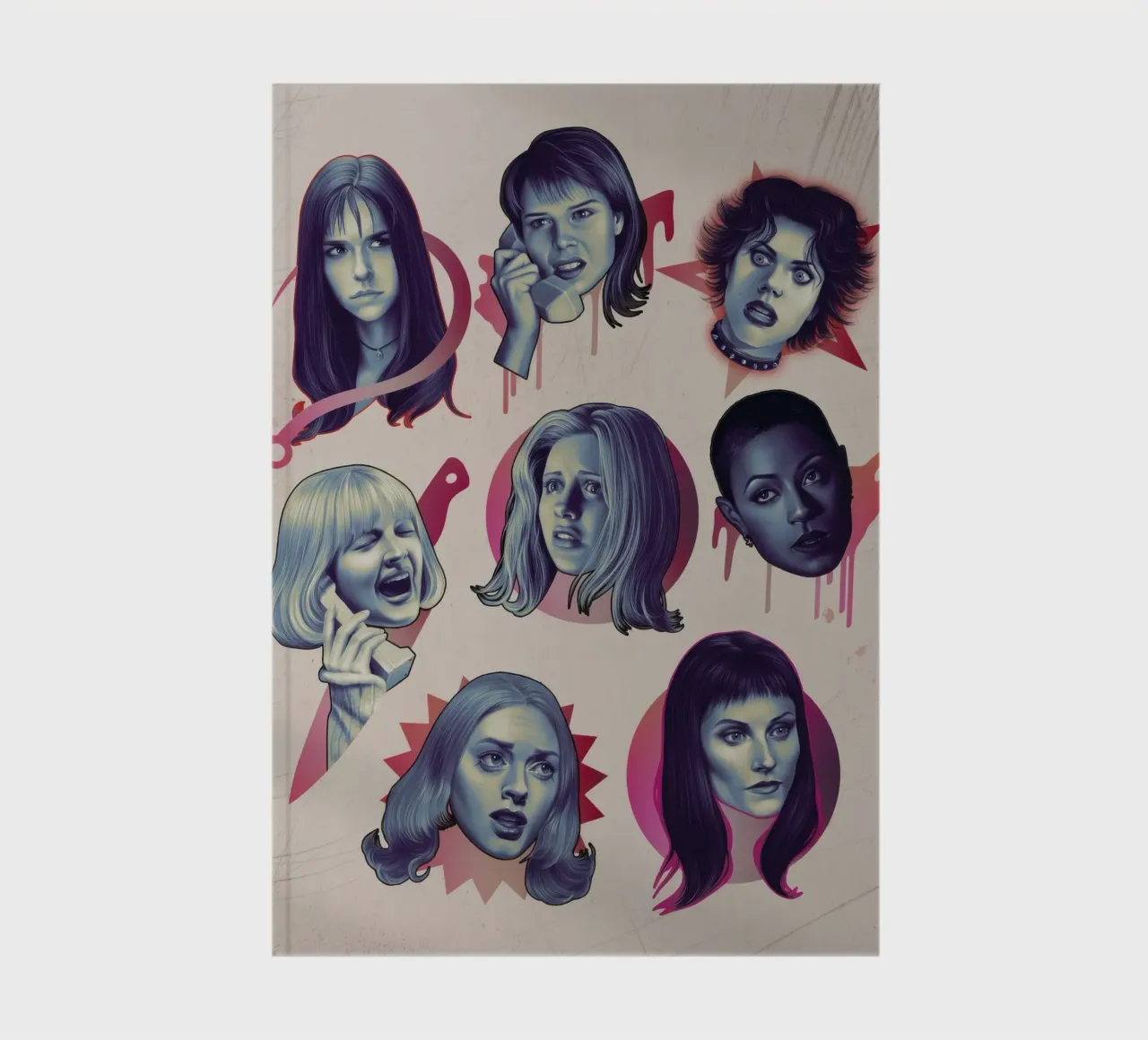 90's SCREAM Queens notebook by lucasmeier