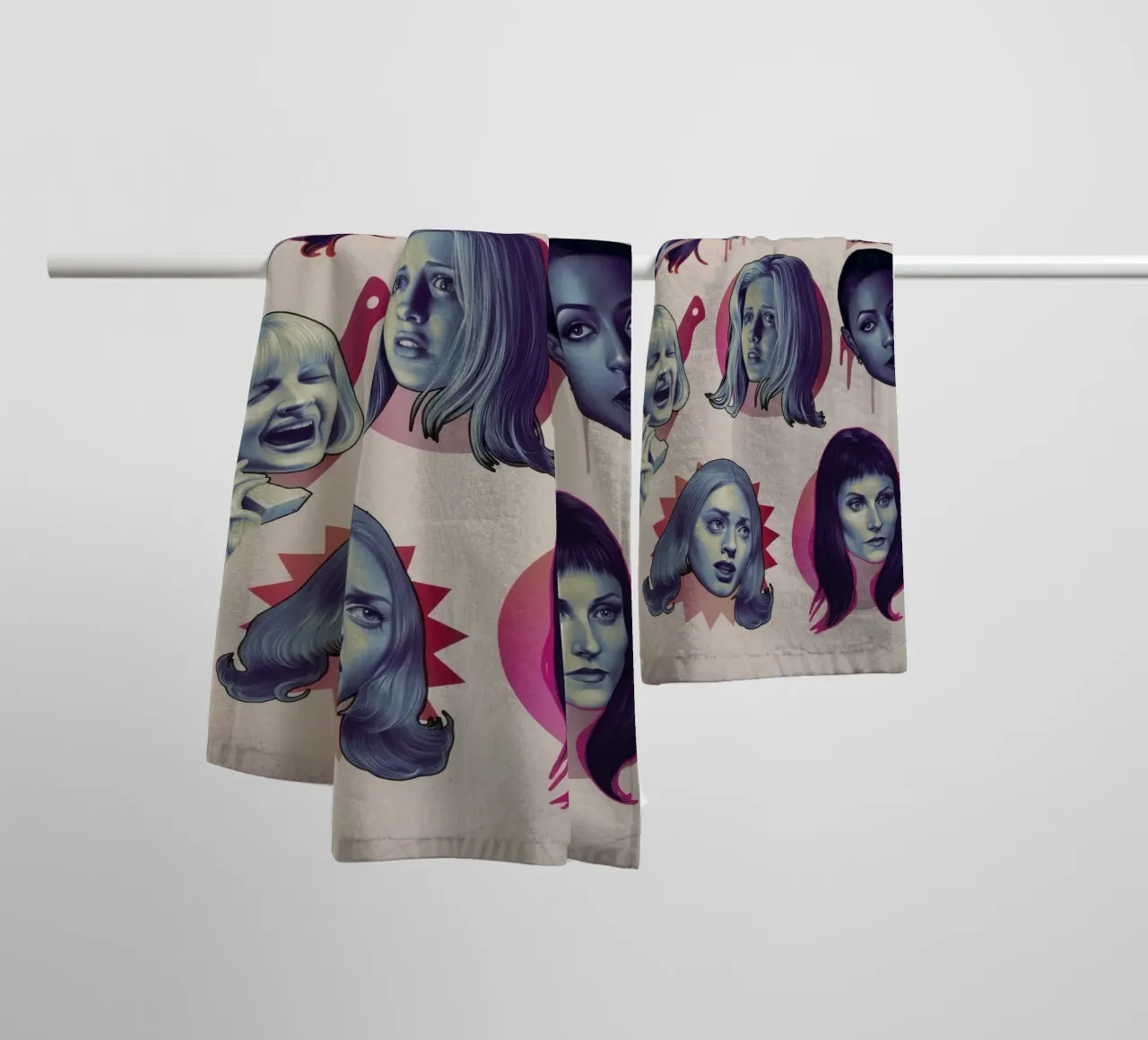 90's SCREAM Queens asciugamano da bagno da lucasmeier