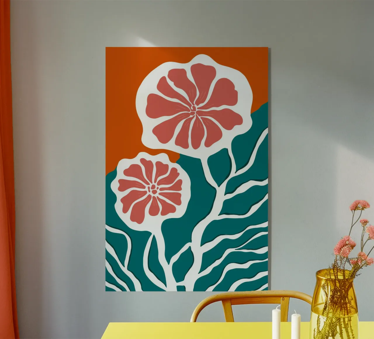 Summer Flower plexiglass da Artsy Bessy