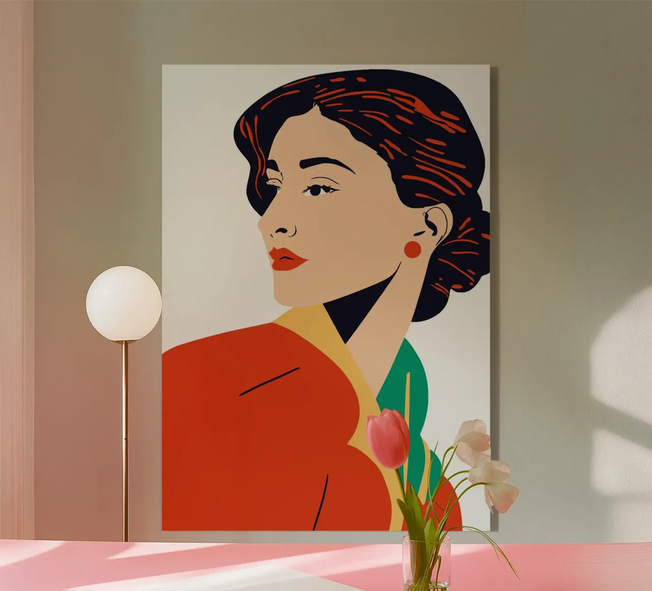 Modern Portrait plexiglass da Artsy Bessy