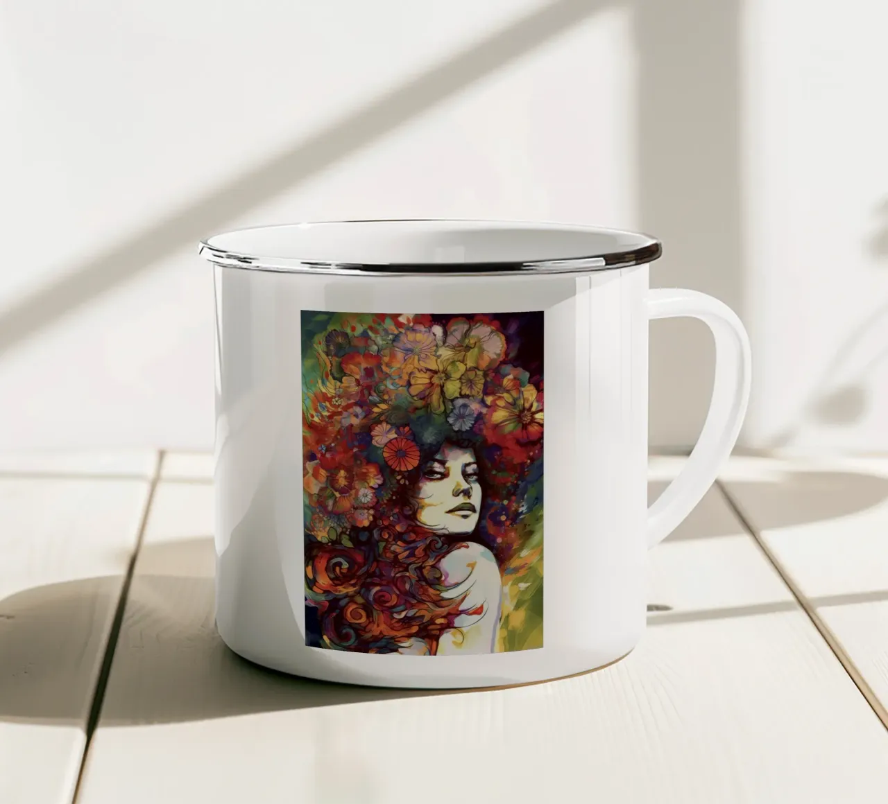 Arte da parete di Imagine tazza in smalto da Imagine