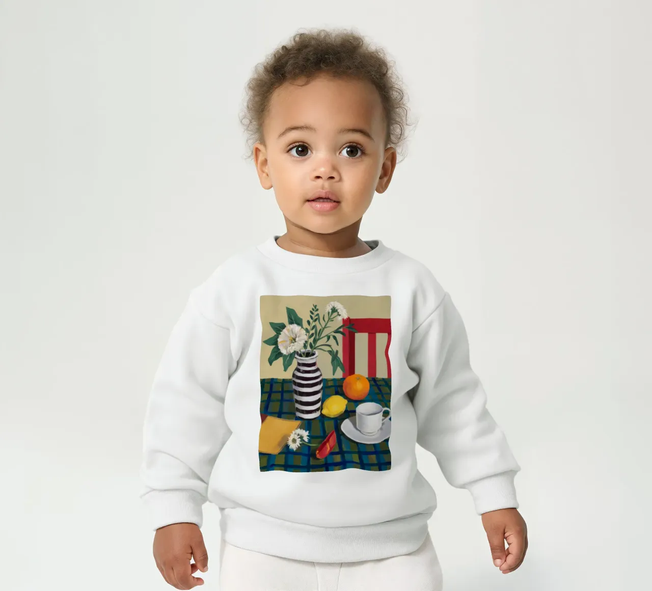 Vaso a righe Serenity felpa neonato da Fable Tempa