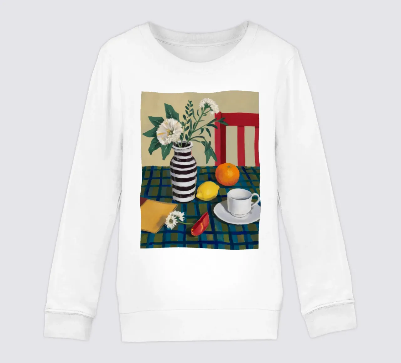 Vaso a righe Serenity felpa bambino da Fable Tempa