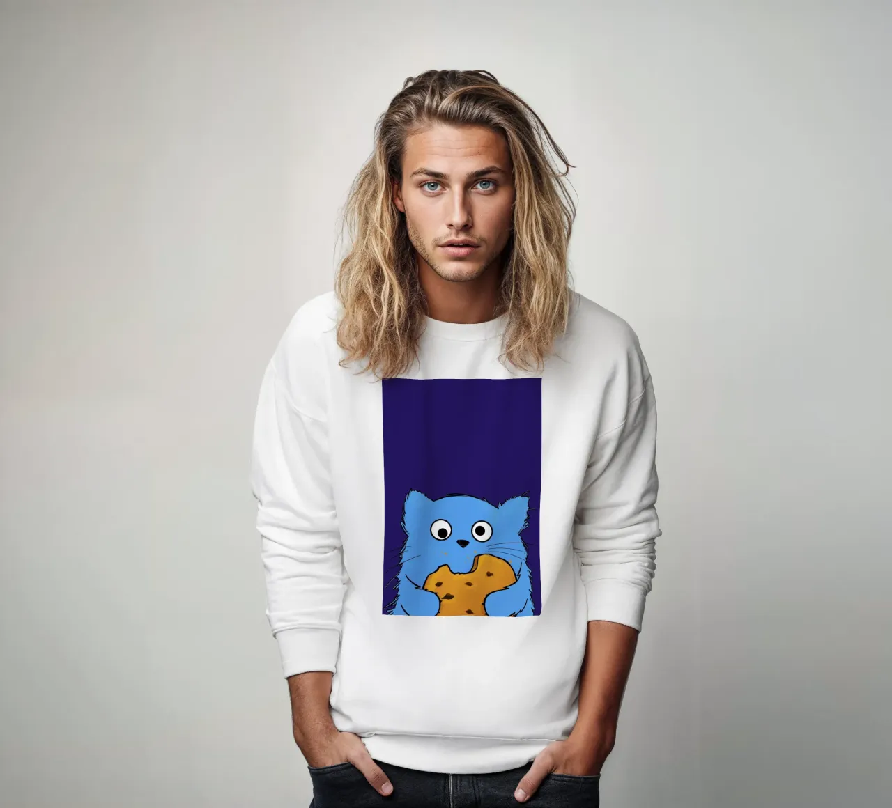 Cat Cookie felpa da Doozal