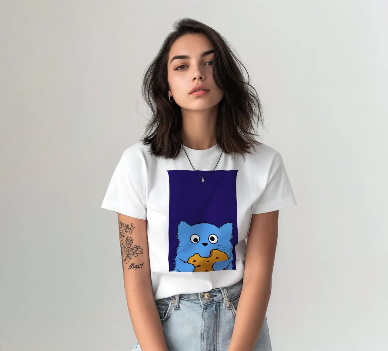 Cat Cookie t-shirt da Doozal