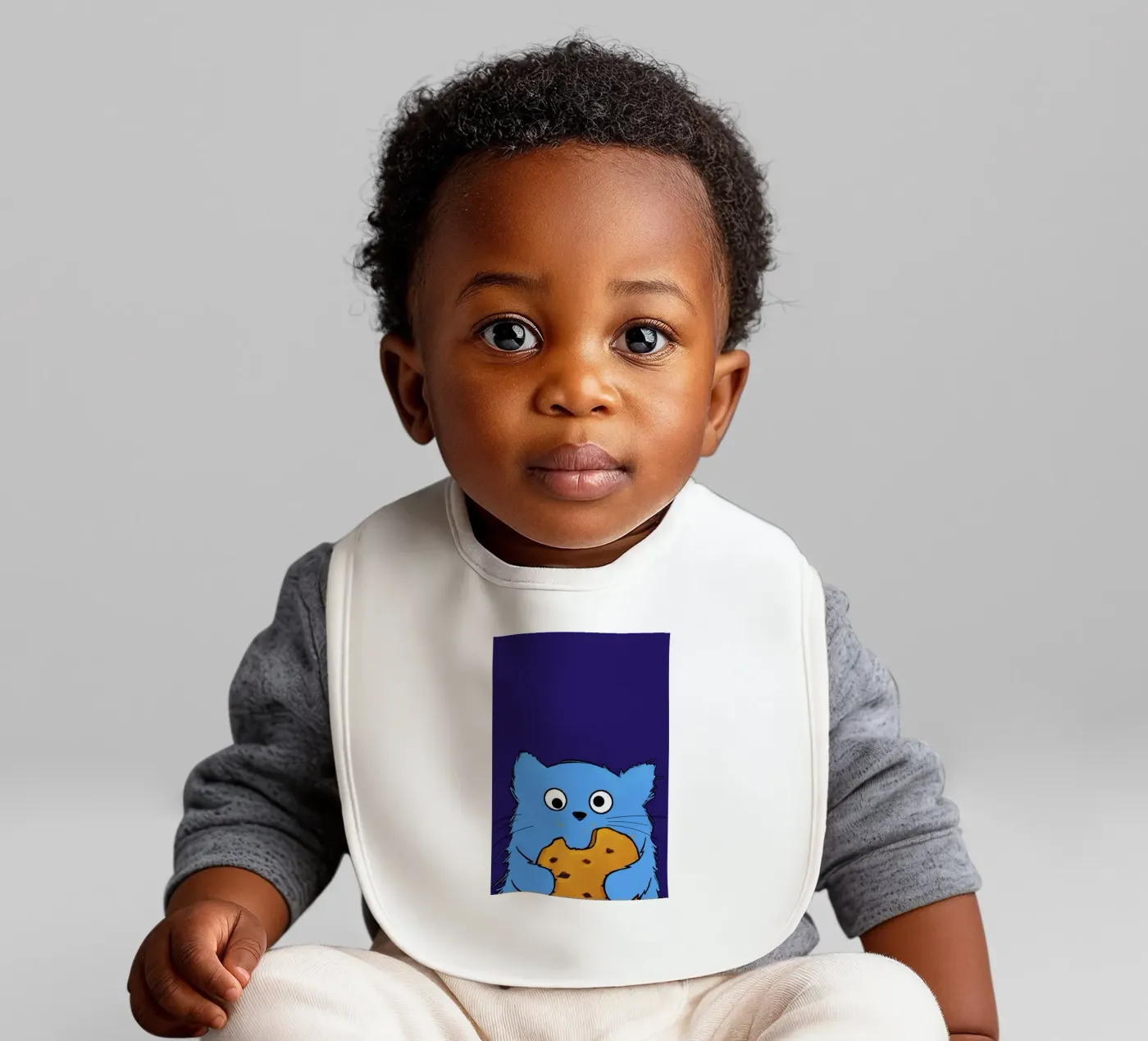 Cat Cookie baby slabbetje van Doozal