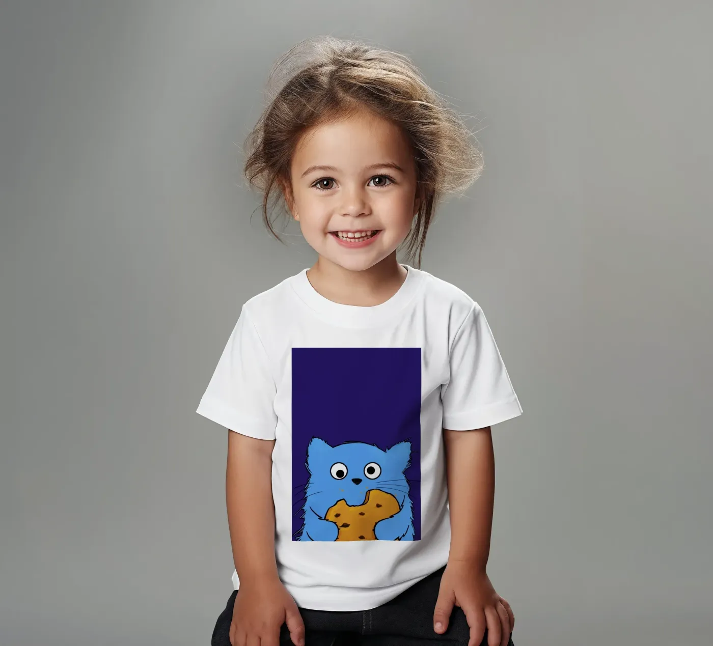 Cat Cookie t-shirt bambini da Doozal