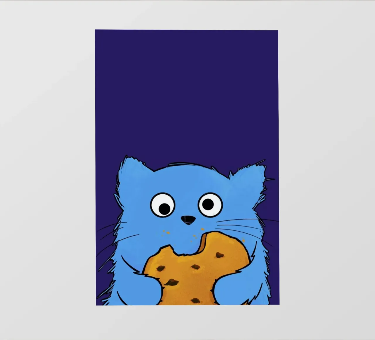 Cat Cookie pellicola backlit da Doozal
