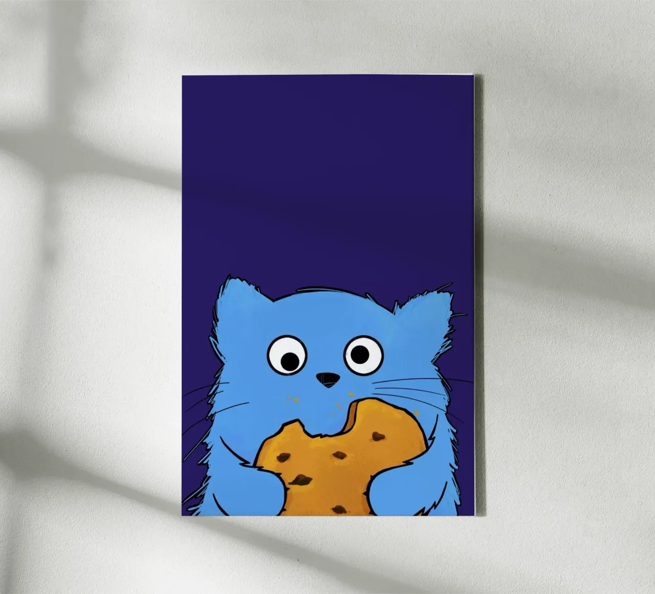 Cat Cookie canvas met Baklijst van Doozal