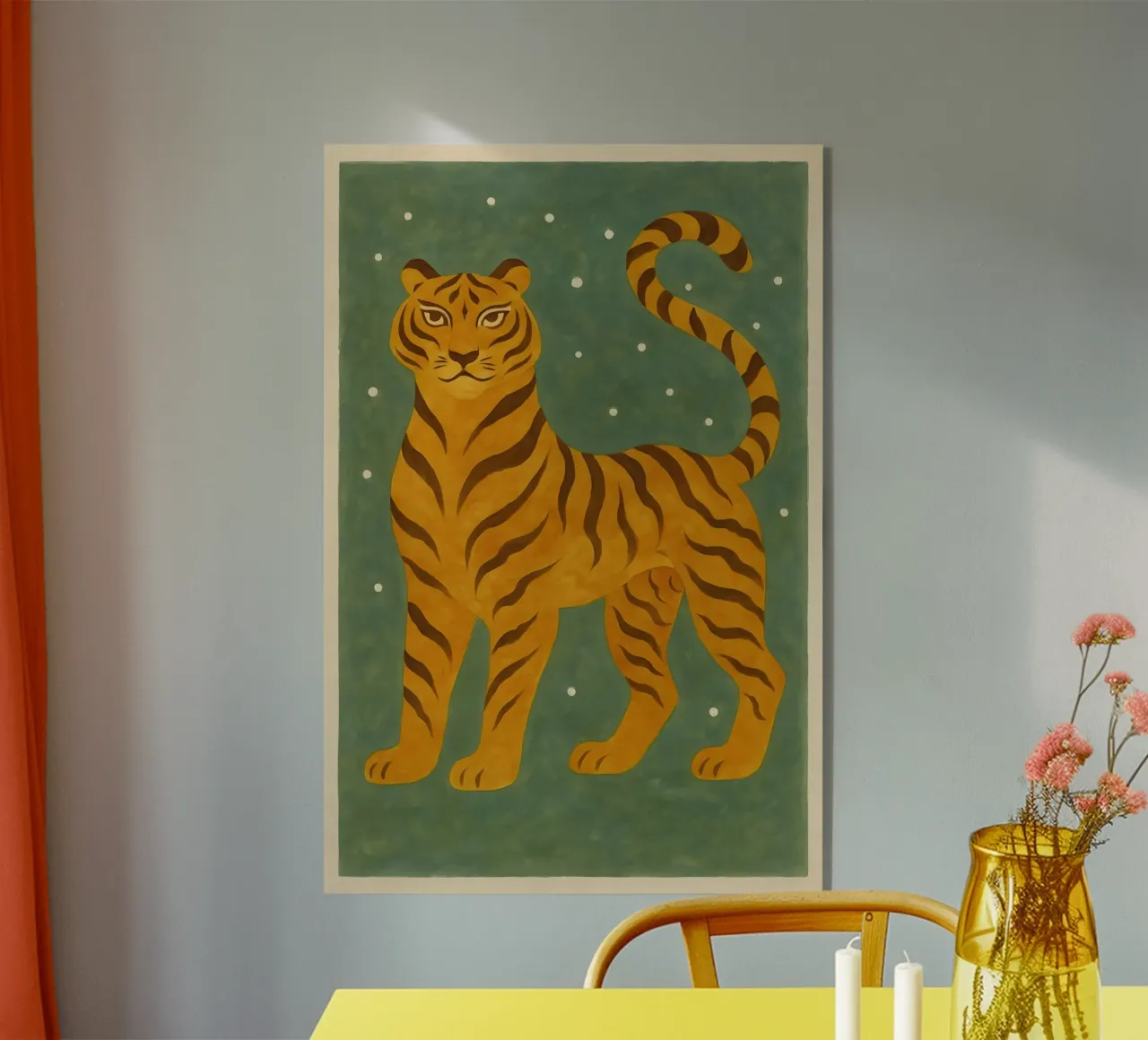 Forest Shadow Tiger plexiglass da Art.Piece