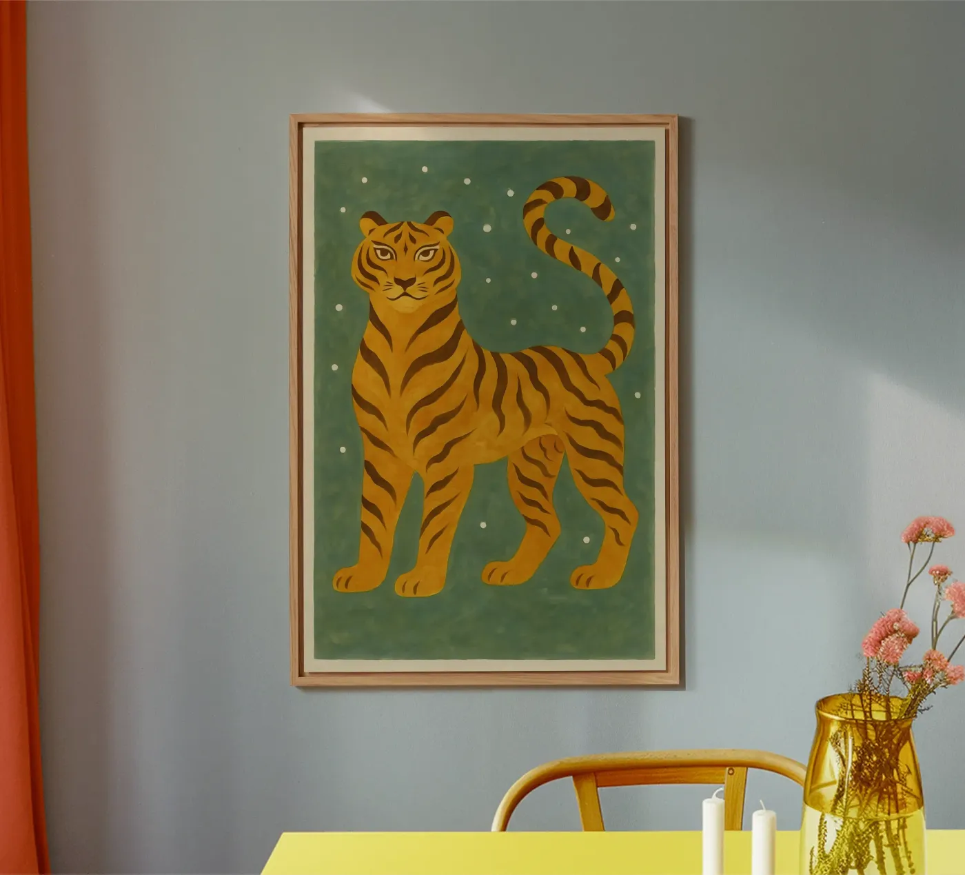 Forest Shadow Tiger forex plate by Art.Piece