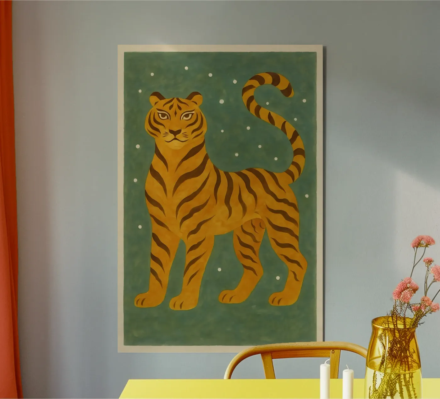 Forest Shadow Tiger forex plate by Art.Piece