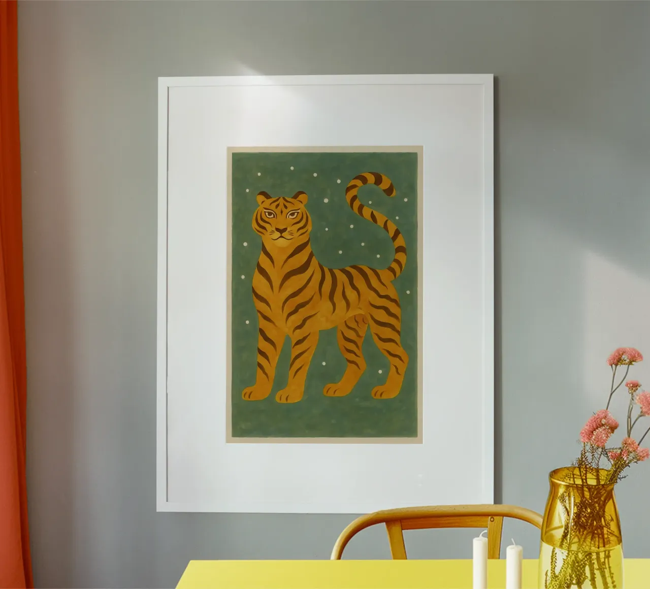 Forest Shadow Tiger poster da Art.Piece