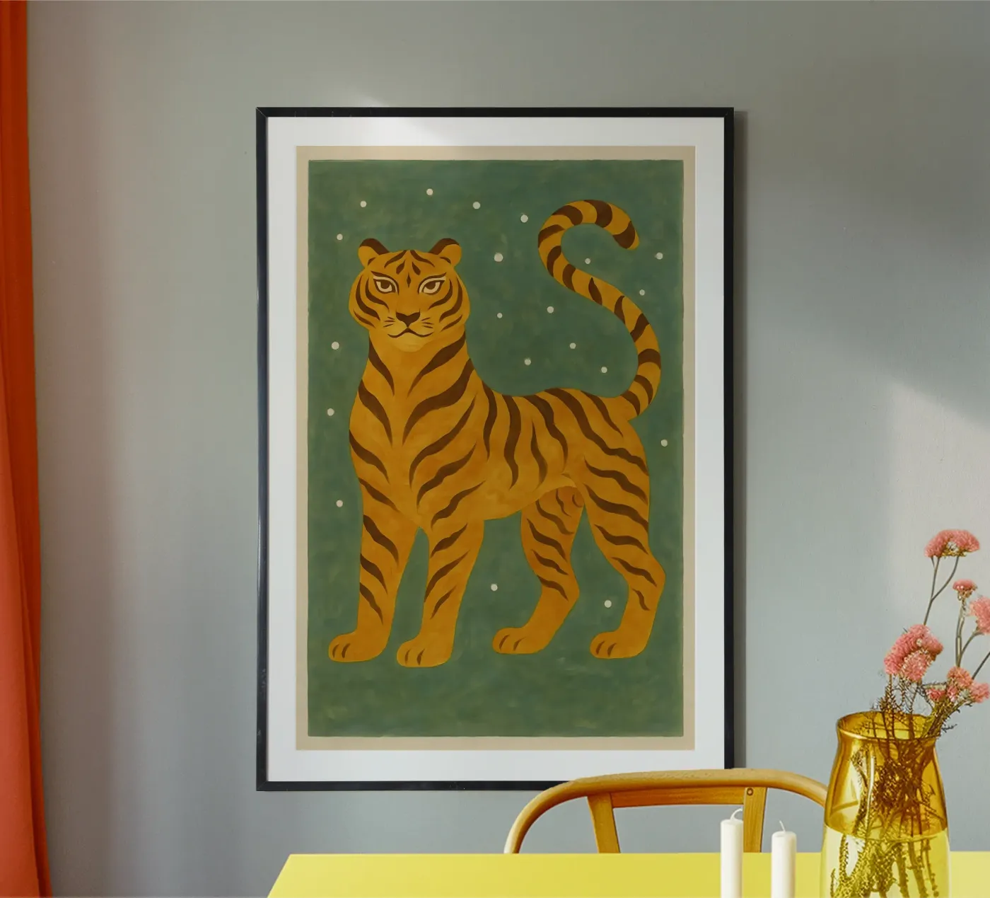Forest Shadow Tiger poster da Art.Piece
