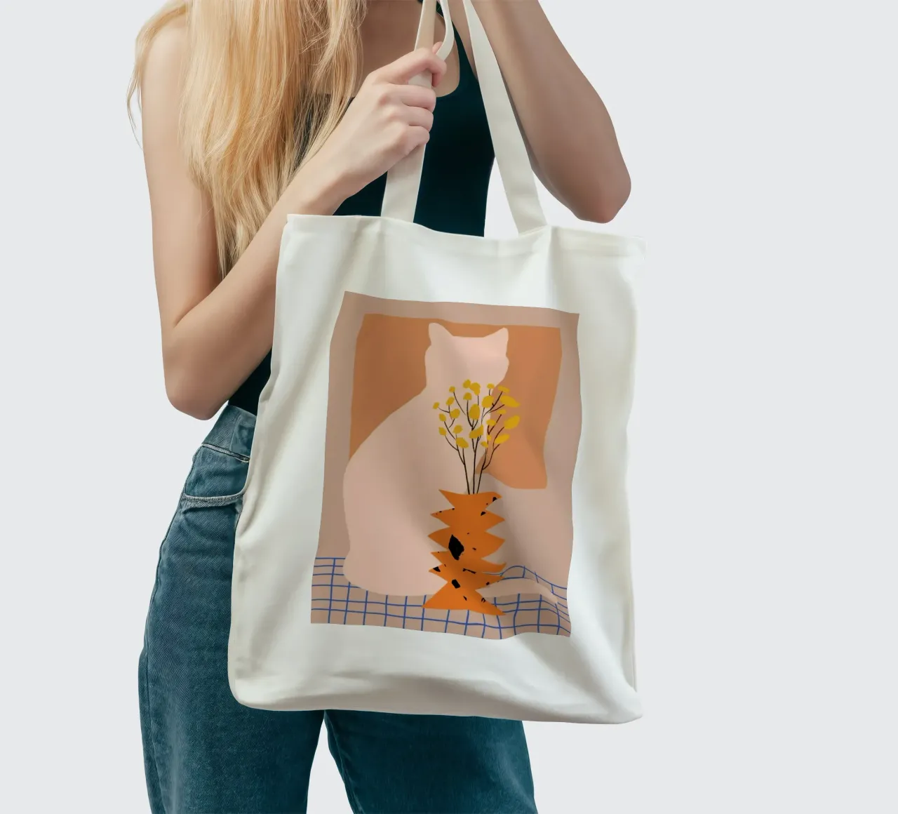 Hide and Seek borsa in juta da Pure